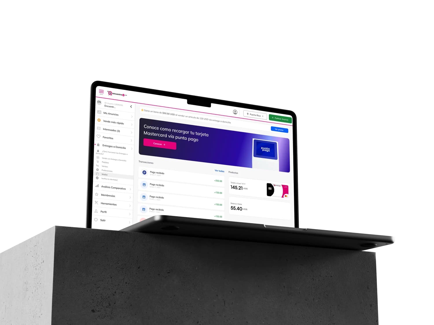 Wallet — Effortless Purse Handling, Deposits, and Moving Funds via Encuentra24